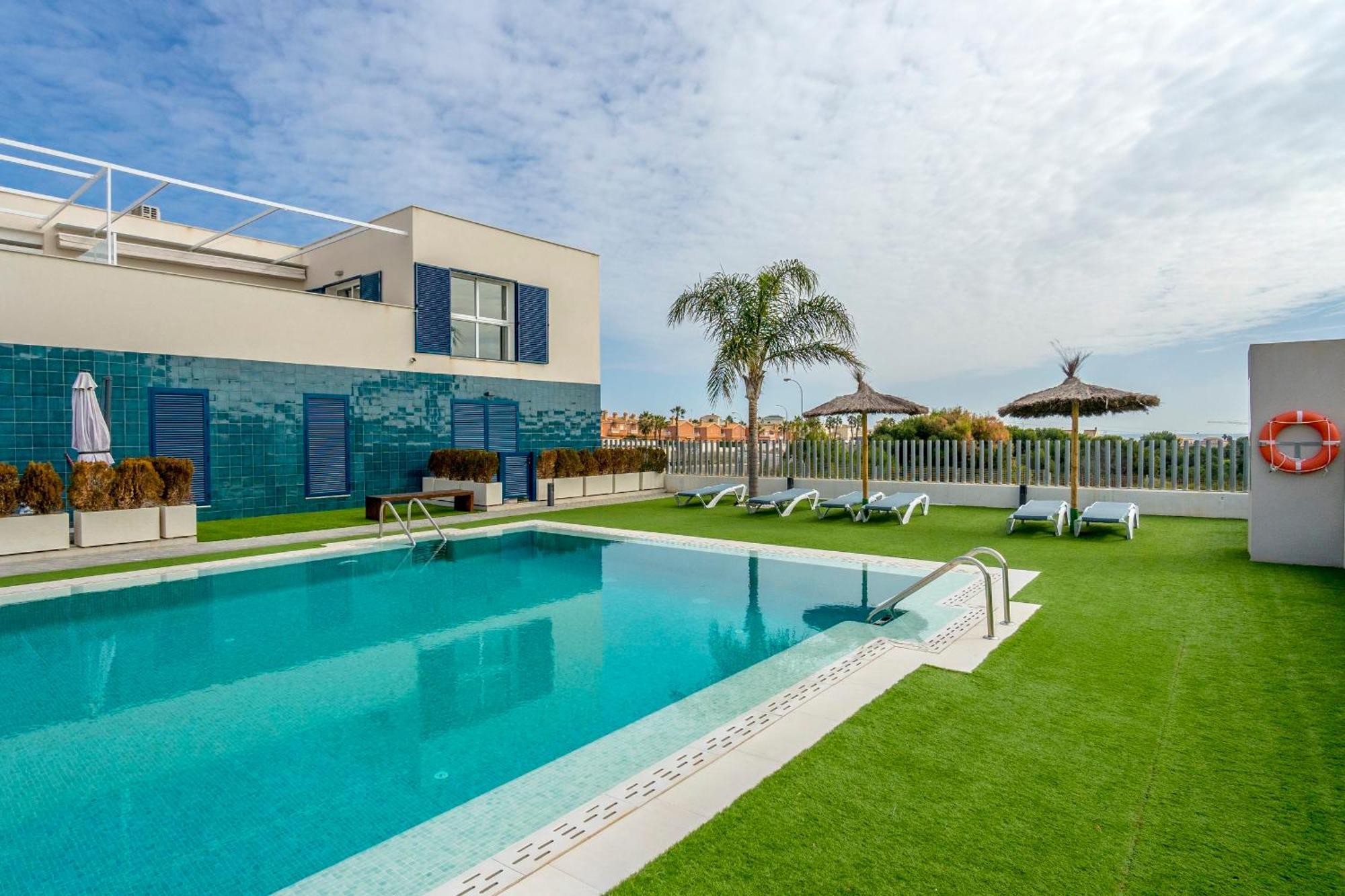 Turquesa Del Mar - Sun & Beach & Golf & Bike - Large Terrace Ground-Floor Spanish Apartment Dehesa de Campoamor  Exteriör bild